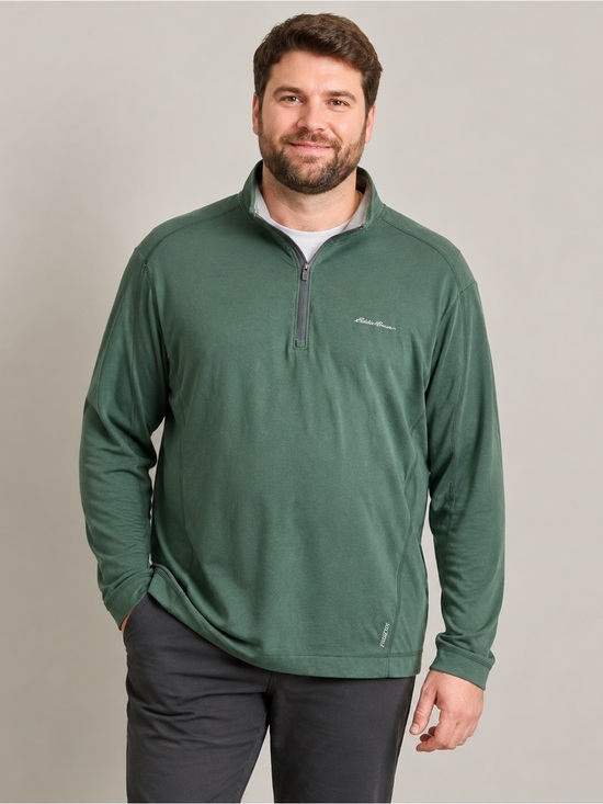 Eddie Bauer Other - Eddie Bauer Forest Green Half-Zip Pullover Mens XL Tall